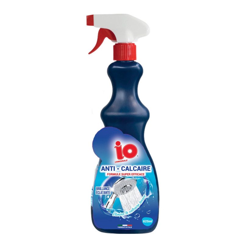IO - Nettoyant Ménager Anti-Calcaire Salle De Bain - spray de 625 ml Sonico.fr