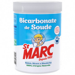 SAINT MARC - Bicarbonate de Soude Nettoyant Ménager - pot de 650 g Sonico.fr