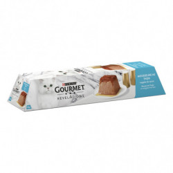 PURINA GOURMET - Révélations Mousseline au Thon Pâtée pour chat - boite de 4 paquets de 57 g Sonico.fr