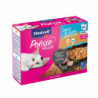 VITAKRAFT - Poésie Délice Fish Meat Sélection en Gelée Pâtée pour chat - boite de 6 sachets de 85 g Sonico.fr