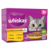 WHISKAS - Les Festins à la volaille en Sauce Pâtée pour chat - boite de 12 sachets de 85 g Sonico.fr