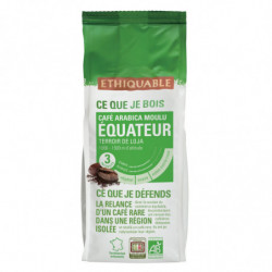 ETHIQUABLE - Equateur Bio Café moulu pur arabica - paquet de 250 g Sonico.fr