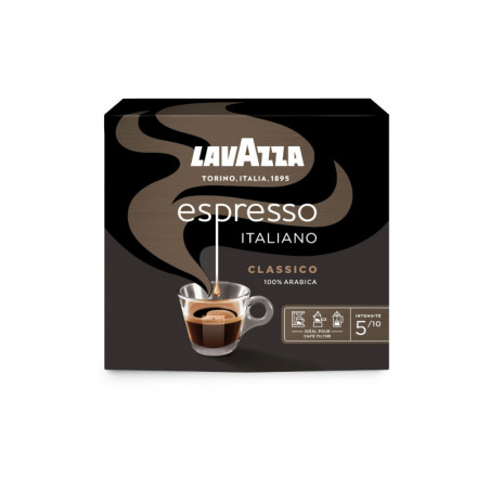 LAVAZZA - Espresso Italiano Classico Café Moulu - paquet de 500 g Sonico.fr