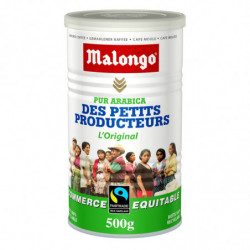 MALONGO - L'Original Petits Producteurs Café Moulu - Boite de 500 g Sonico.fr