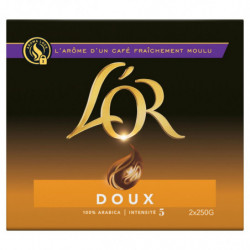 L'OR - Café Moulu Doux - paquet de 500 g Sonico.fr