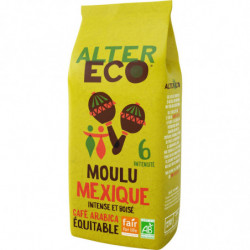 ALTER ECO - Mexique Café moulu arabica Bio - paquet de 260 g Sonico.fr