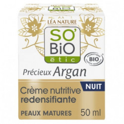 SO BIO ETIC - Précieux Argan Crème nutritive redensifiante Nuit - 50 ml Sonico.fr