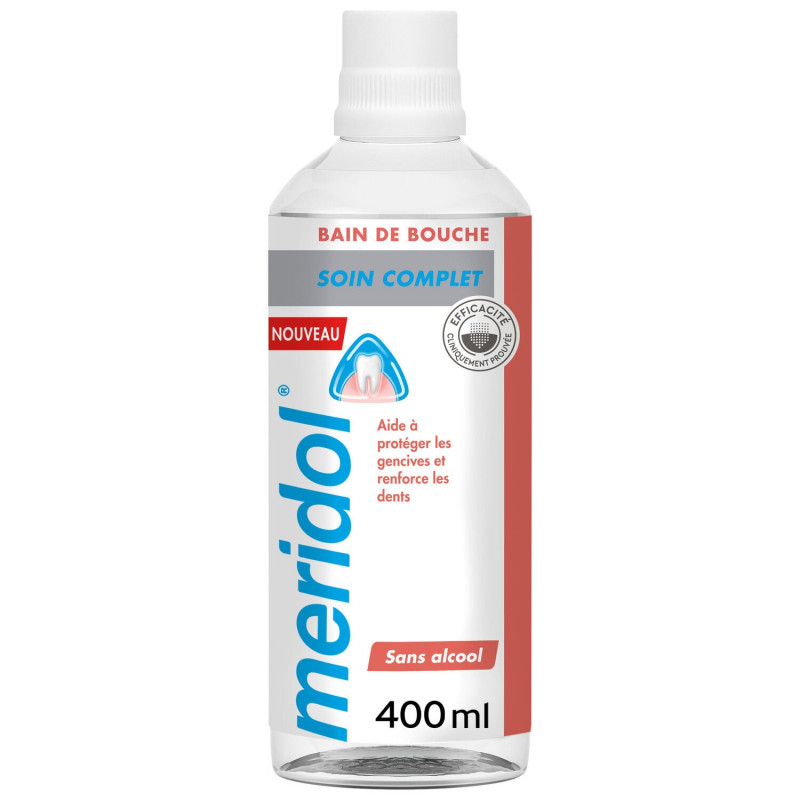 MERIDOL - Soin Complet Bain de bouche - flacon de 400 ml Sonico.fr