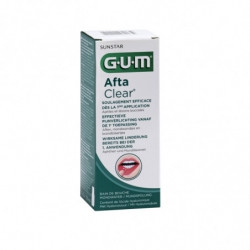 SUNSTAR - Gum Afta Clear aphtes Bain de bouche - flacon de 120 ml Sonico.fr