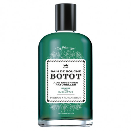 BOTOT - Bain de bouche Menthe Pin Eucalyptus - flacon de 250 ml Sonico.fr