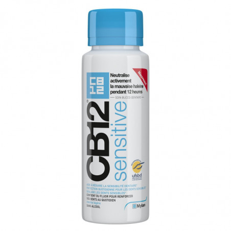 CB12 - Sensitive Bain de Bouche - flacon de 250 ml  Sonico.fr