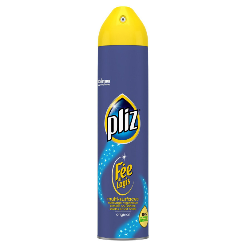 PLIZ - Fée du logis Aérosol dépoussiérant multi-surfaces - spray de 250 ml Sonico.fr