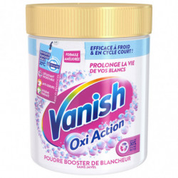 VANISH - Oxi Action Poudre Booster De Blancheur Détachant Textile - pot de 470 g Sonico.fr