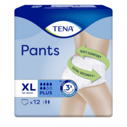 TENA - Pants XL Plus Culottes hygiénique Incontinence - paquet de 12 culottes hygiénique Sonico.fr