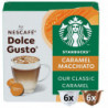 STARBUCKS - Caramel Macchiato Café capsules Compatible Dolce Gusto - boite de 12 capsules Sonico.fr