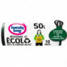 HANDY BAG - Résistant et Ecolo 50 L Sac poubelle à poignées coulissantes - rouleau de 10 sacs Sonico.fr