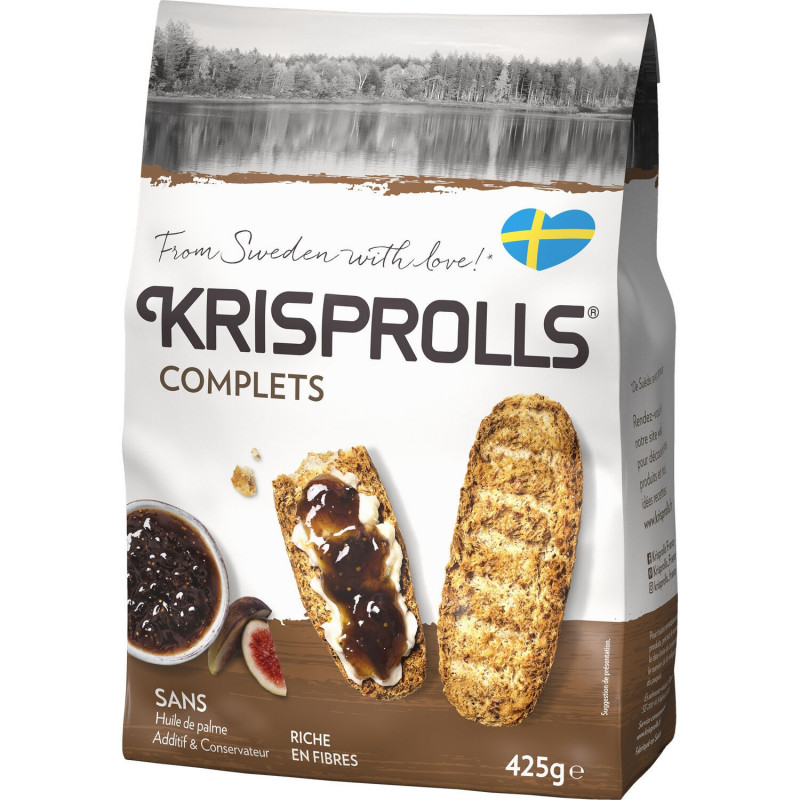 KRISPROLLS - Petits pains Complets - paquet de 425 g Sonico.fr