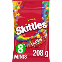 SKITTLES - Bonbons aux fruits en sachets - sachet de 208 g Sonico.fr