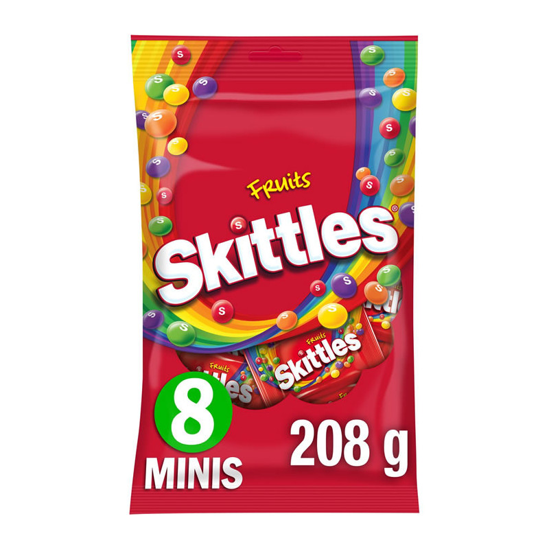 SKITTLES - Bonbons aux fruits en sachets - sachet de 208 g Sonico.fr