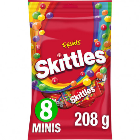 SKITTLES - Bonbons aux fruits en sachets - sachet de 208 g Sonico.fr
