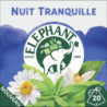 ELEPHANT - Infusion nuit tranquille - boite de 20 sachets Sonico.fr