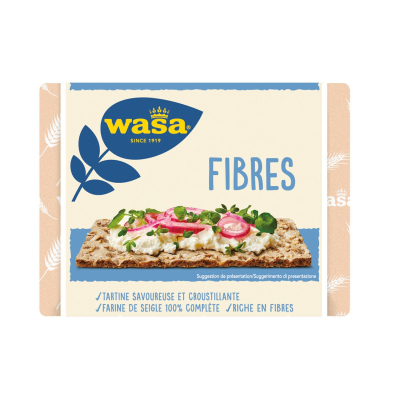 WASA - Biscottes croustillantes Fibres - paquet de 230 g Sonico.fr