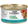 PURINA GOURMET - Natures Creations Thon Pâtée pour chat - boite de 85 g Sonico.fr