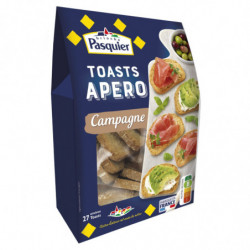 PASQUIER - Toasts Apero Campagne toasts de pain grillé - boite de 100 g Sonico.fr