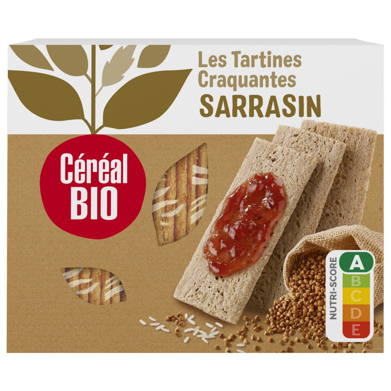 CEREAL BIO - Tartines craquantes Sarrasin - boite de 145 g Sonico.fr