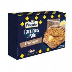 PASQUIER - Tartines de Pain de Campagne - paquet de 180 g Sonico.fr