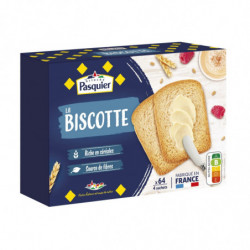 PASQUIER - La Biscotte au Froment - boite de 64 tranches - 550 g Sonico.fr