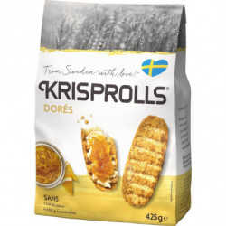 KRISPROLLS - Pain Suédois dorés - paquet de 425 g Sonico.fr