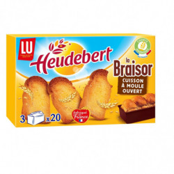 LU - Heudebert Biscottes La Braisor - boîte de 60 tranches - 500 g Sonico.fr