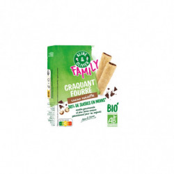 ALINE OLIVIER - Family Craquant Fourré Biscottes fourrées Cacao Noisette Bio - boîte de 100 g Sonico.fr
