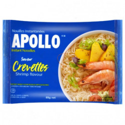 APOLLO - Nouilles saveur Crevettes - sachet de 85 g Sonico.fr
