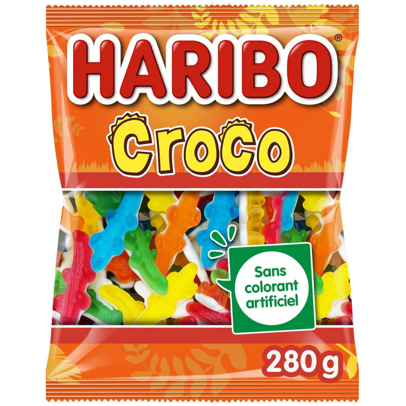 HARIBO - Bonbons Croco - paquet de 280 g Sonico.fr