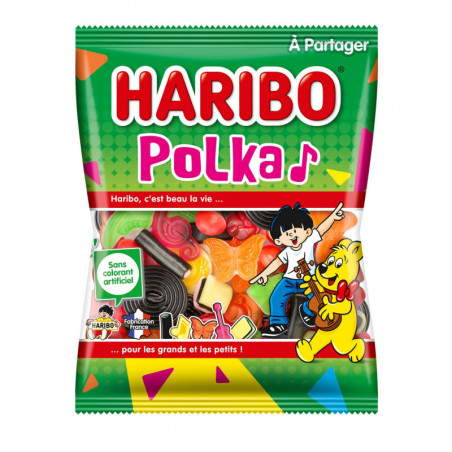 HARIBO - Bonbons Polka - sachet de 300 g Sonico.fr