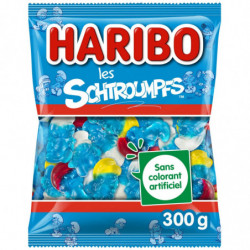 HARIBO - Bonbons Les Schtroumpfs - sachet de 300 g Sonico.fr