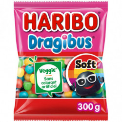 HARIBO - Bonbons Dragibus Soft - sachet de 300 g Sonico.fr