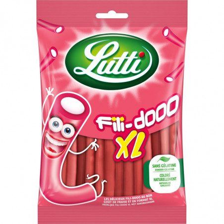 LUTTI - Bonbon Fili dooo XL goût Fraise - sachet de 180 g Sonico.fr
