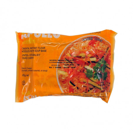 APOLLO - Nouilles saveur Curry - sachet de 85 g Sonico.fr