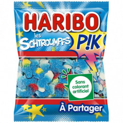 HARIBO - Bonbons Les Schtroumpfs Pik - sachet de 275 g Sonico.fr