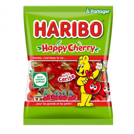 HARIBO - Bonbons Happy Cherry - paquet de 220 g Sonico.fr