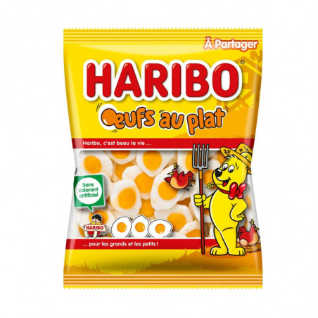 HARIBO - Bonbons Oeufs au Plat - sachet de 300 g Sonico.fr