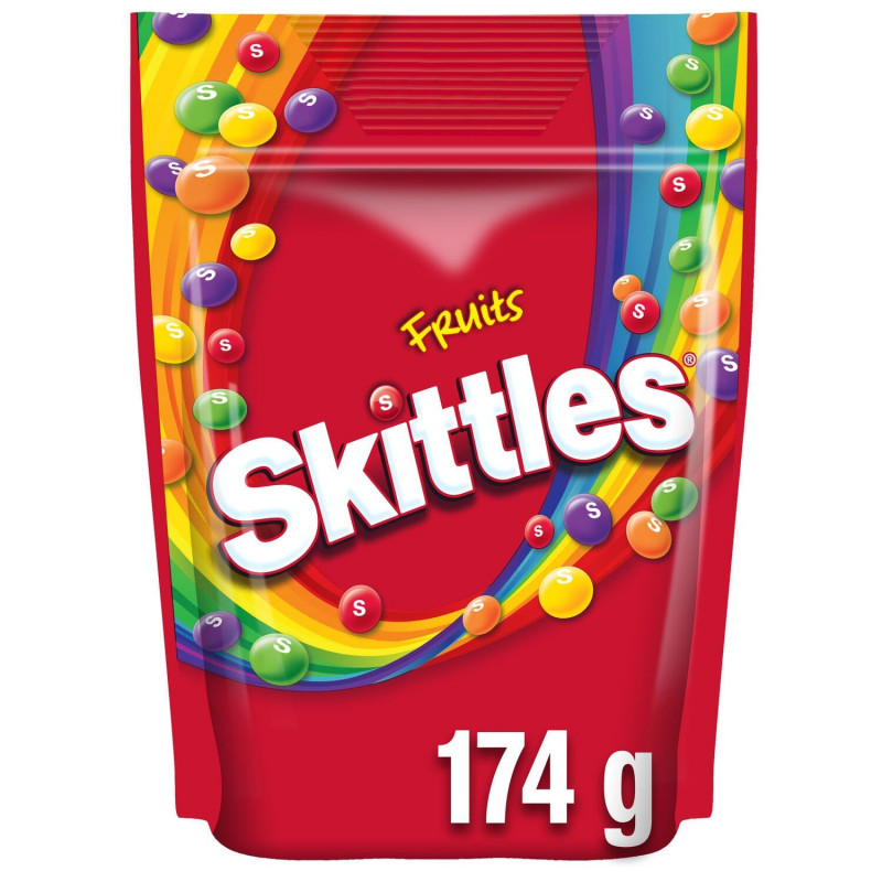 SKITTLES - Bonbons goût fruits - sachet de 174 g Sonico.fr
