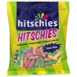 HITSCHIES - Bonbons à mâcher Sour Mix - paquet de 140 g Sonico.fr