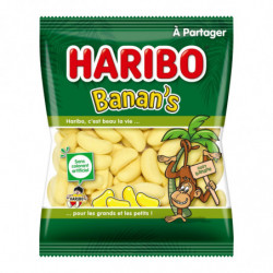 HARIBO - Bonbons Banan's - sachet de 300 g Sonico.fr