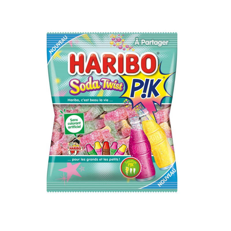HARIBO - Bonbons soda Twist Pik - paquet de 190 g Sonico.fr
