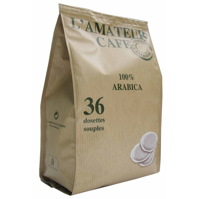 MAISON TAILLEFER - Amateur Café dosettes Compatibles Senseo - boite de 36 dosettes Sonico.fr