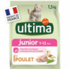 ULTIMA - Croquettes pour chat Junior au Poulet - sac de 1,5 kg Sonico.fr